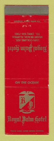 Matchbook Cover - Royal Palm Hotel Miami Beach FL