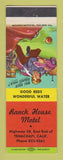 Matchbook Cover - Ranch House Motel Tehachapi CA