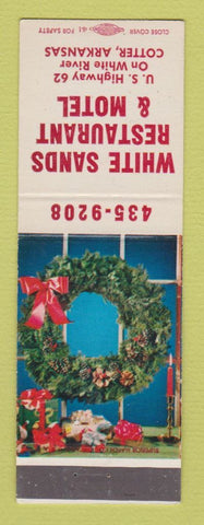 Matchbook Cover - White Sands Restaurant Motel Cotter AR