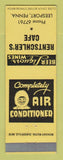 Matchbook Cover - Rentschler's Cafe Leesport PA Eskimo