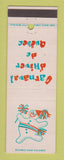 Matchbook Cover - Carnaval D'HIver de Quebec QC 1969
