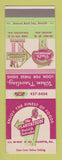 Matchbook Cover - Plantation Restaurant Marietta GA Jackson MS Tuscaloosa AL