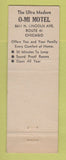 Matchbook Cover - O-Mi Motel Chicago IL