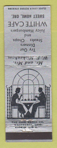 Matchbook Cover - White Cafe Sweet Home OR