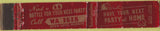 Matchbook Cover - Parkside Liquor Buffalo NY WEAR 10 Strike