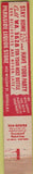Matchbook Cover - Parkside Liquor Buffalo NY WEAR 10 Strike