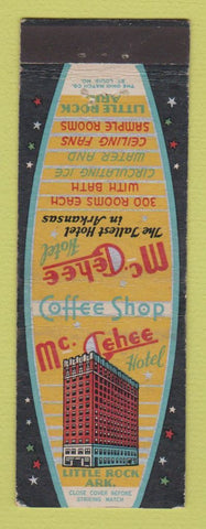 Matchbook Cover - McGehee Hotel Little Rock AR