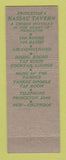 Matchbook Cover - Nassau Tavern Princeton NJ