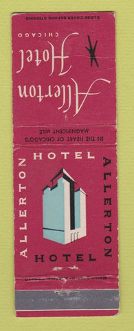 Matchbook Cover - Allerton Hotel Chicago IL