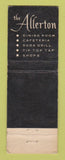 Matchbook Cover - Allerton Hotel Chicago IL