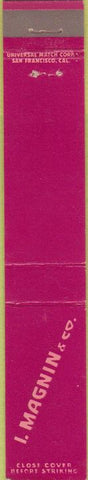 Matchbook Cover - Magnin Co San Francisco Sacramento Oakland 10 Strike