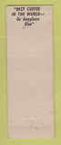 Matchbook Cover - Rogue Restaurant Medford OR