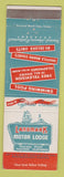 Matchbook Cover - Landmark Motor Lodge Winterhaven FL
