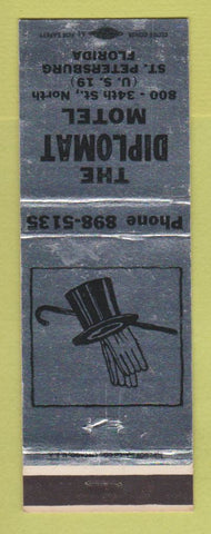 Matchbook Cover - Diplomat Motel St Petersburg FL