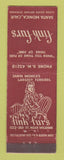 Matchbook Cover - Fink Furs Santa Monica CA girlie