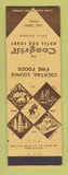 Matchbook Cover - Cosgriff Motor Hotel Craig Colorado