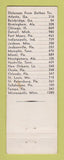 Matchbook Cover - Motel Leon Dothan AL Restaurant WEAR