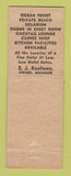 Matchbook Cover - Malvern Motel Miami Beach FL WEAR