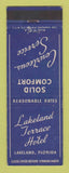 Matchbook Cover - Lakeland Terrace Hotel Lakeland FL