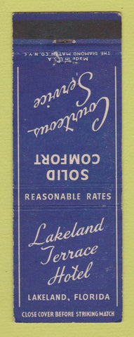 Matchbook Cover - Lakeland Terrace Hotel Lakeland FL