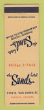 Matchbook Cover - Sands Hotel Phoenix AZ Los Angeles CA Tucson