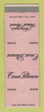Matchbook Cover - Casa Blanca Resort Phoenix AZ
