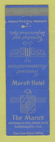 Matchbook Cover - Marott Hotel Indianapolis IN
