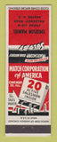 Matchbook Cover - Match Corporation of America Emerson Manuel Draper NC