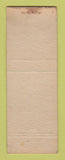 Matchbook Cover - Cafe Ace Gillett's Northern Hotel Fort Collins Colorado