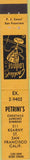 Matchbook Cover - Petrini's San Francisco CA 10 Strike