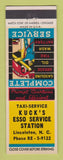 Matchbook Cover - Kuck's Esso oil gas Taxi Lincolnton NC