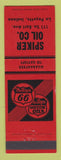 Matchbook Cover - Spiker Phillips 66 oil gas Lafayette IN