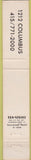 Matchbook Cover - Villa Roma San Francisco CA 10 Strike