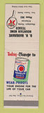 Matchbook Cover - Texaco oil gas OH Hargrave Mountain Home AR
