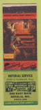 Matchbook Cover - Imperial Service oil gas Sedalia MO
