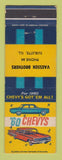 Matchbook Cover - 1960 Chevrolet Vaessen Brothers Sublette IL