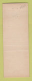 Matchbook Cover - 1960 Chevrolet Paul Manning Des Moines IA