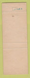 Matchbook Cover - 1960 Chevrolet Cowgill Milan MO