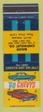 Matchbook Cover - 1960 Chevrolet Masid Morrill NE