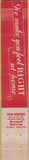 Matchbook Cover - Roland Hotel San Francisco CA WORN 10 Strike