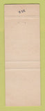Matchbook Cover - 1960 Chevrolet Central Motors Hamilton OH