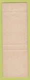 Matchbook Cover - 1960 Chevrolet Dover Foxcroft ME