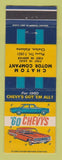 Matchbook Cover - 1960 Chevrolet Chatom AL