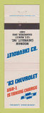 Matchbook Cover - 1983 Chevrolet Moomaw Sugarcreek OH