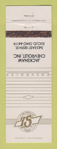 Matchbook Cover - Jackson Chevrolet Euclid OH WEAR