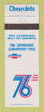 Matchbook Cover - 1976 Chevrolet Stull Dougherty Thurmont MD