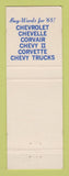 Matchbook Cover - 1965 Chevrolet Massey Citronelle AL