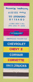 Matchbook Cover - 1963 Chevrolet Covello Torrington WY