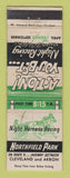 Matchbook Cover - Northfield Park Horse Racing Cleveland Akron OH area