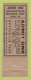 Matchbook Cover - Northfield Park Horse Racing Cleveland Akron OH area